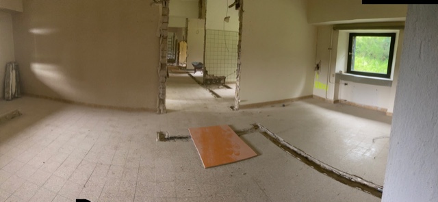 Umbau der ehemaligen Büroräume zu Ausstellungsboxen Bild: BauAustellung3.jpeg
